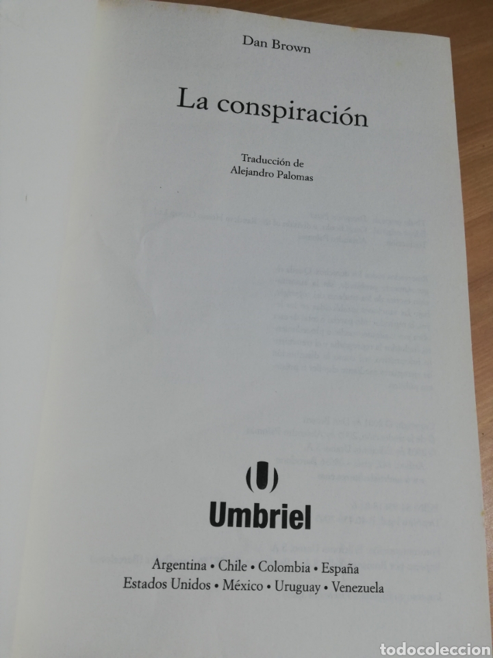 Libros de segunda mano: LA CONSPIRACI&Oacute;N (DAN BROWN) - Foto 2