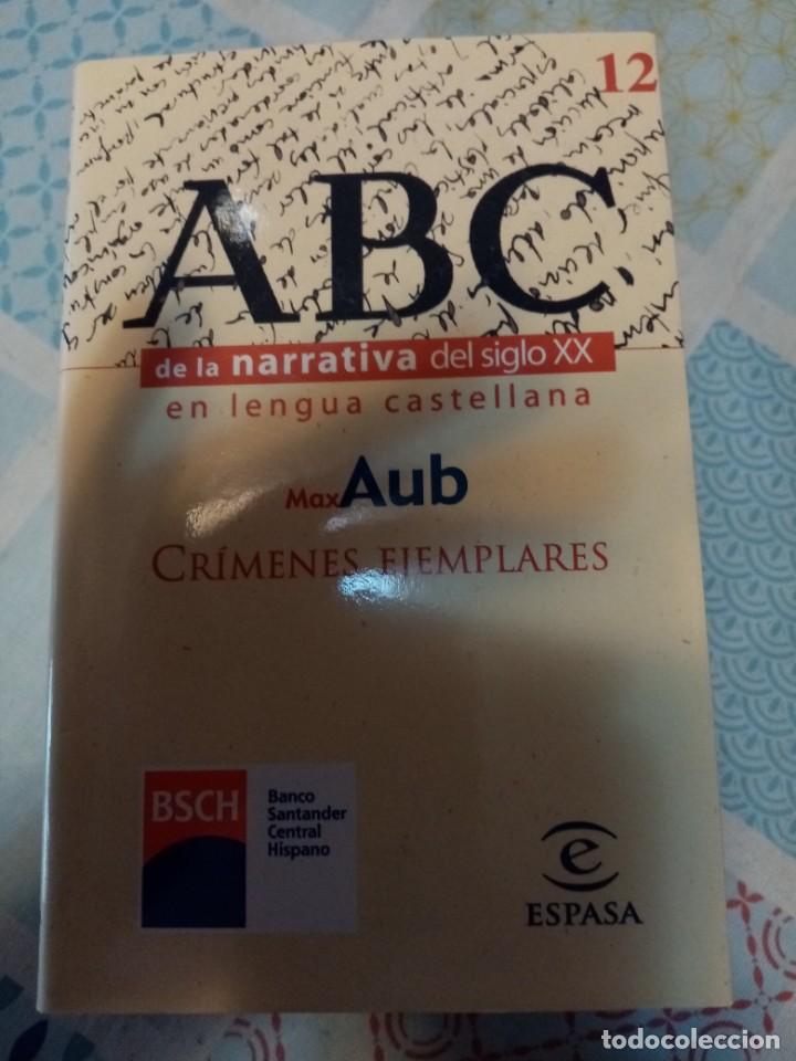 Libros de segunda mano: Cr&iacute;menes ejemplares de Max Aub Ed. ABC - Foto 1
