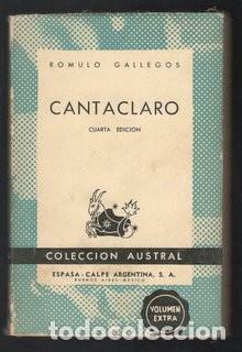 Libros de segunda mano: GALLEGOS, R&Oacute;MULO: CANTACLARO - Foto 1