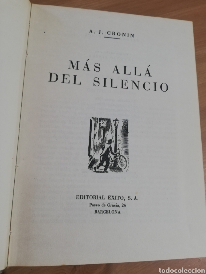 Libros de segunda mano: M&Aacute;S ALL&Aacute; DEL SILENCIO (J. CRONIN) - Foto 2