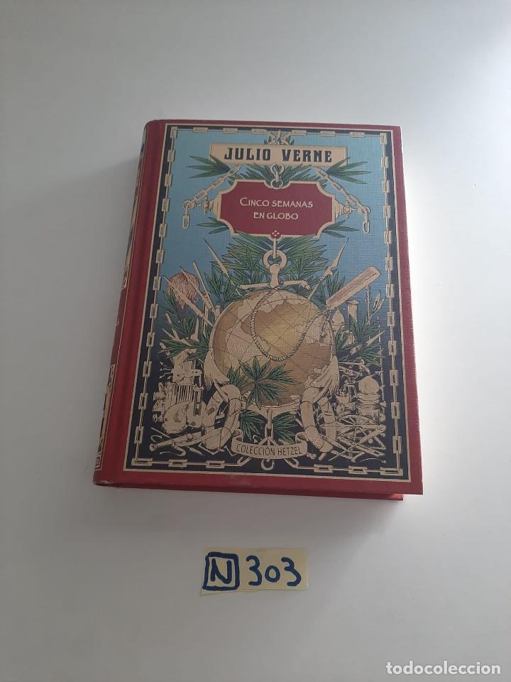 Libros de segunda mano: Cinco semanas en globo - Foto 1