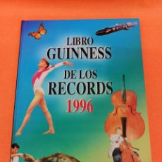 Libros de segunda mano: LIBRO GUINESS DE LOS RECORDS AÑO 1996. Lote 298475388