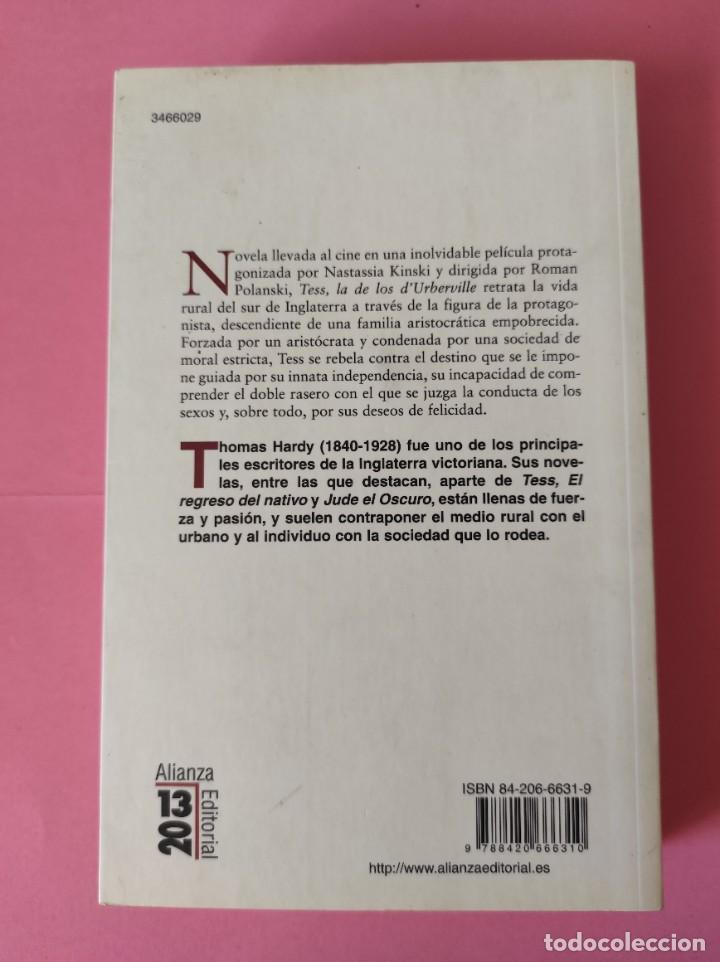 Libros de segunda mano: TESS, la de los DUrberville - Thomas Hardy - Foto 2