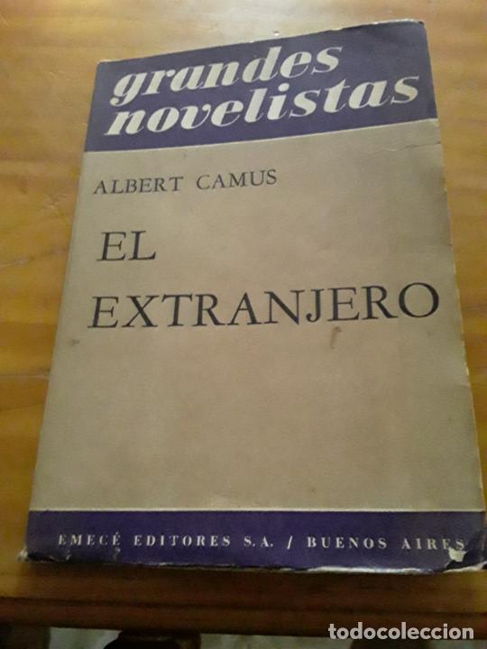 Libros de segunda mano: EL EXTRANJERO.ALBERT CAMUS.EMECE EDITORES.1960.175 PAGINAS.