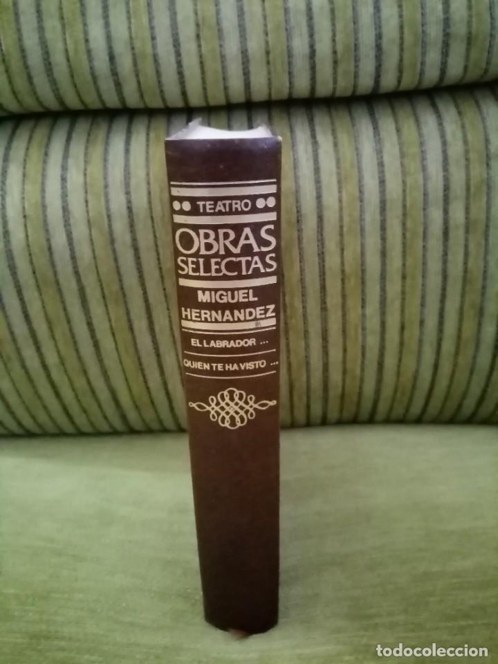 Libros de segunda mano: OBRAS SELECTAS Miguel Hern&aacute;ndez - Foto 2