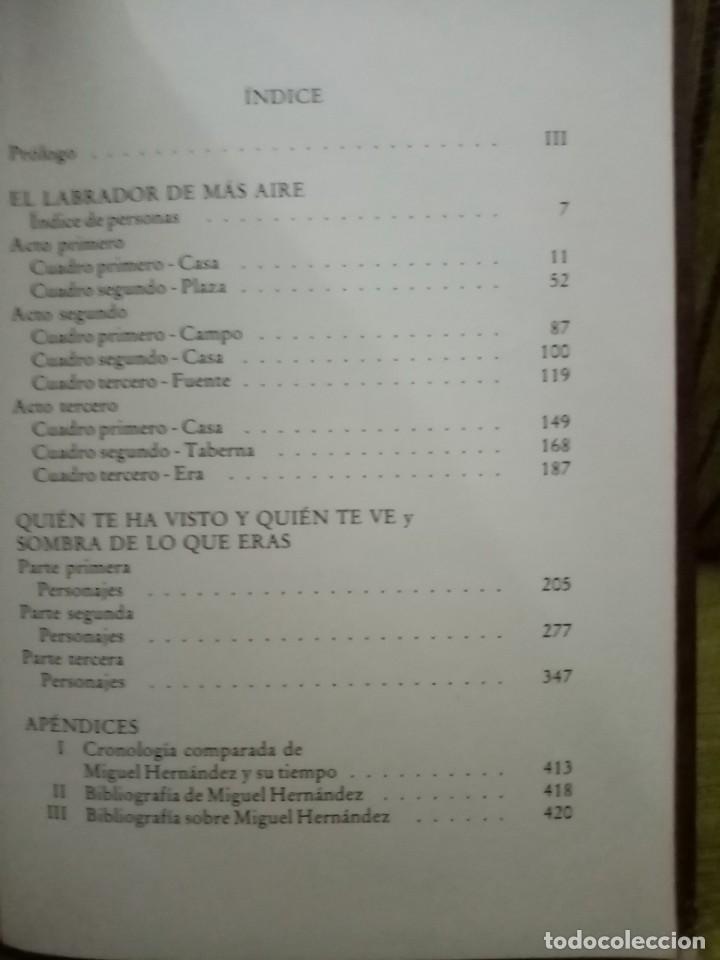 Libros de segunda mano: OBRAS SELECTAS Miguel Hern&aacute;ndez - Foto 5