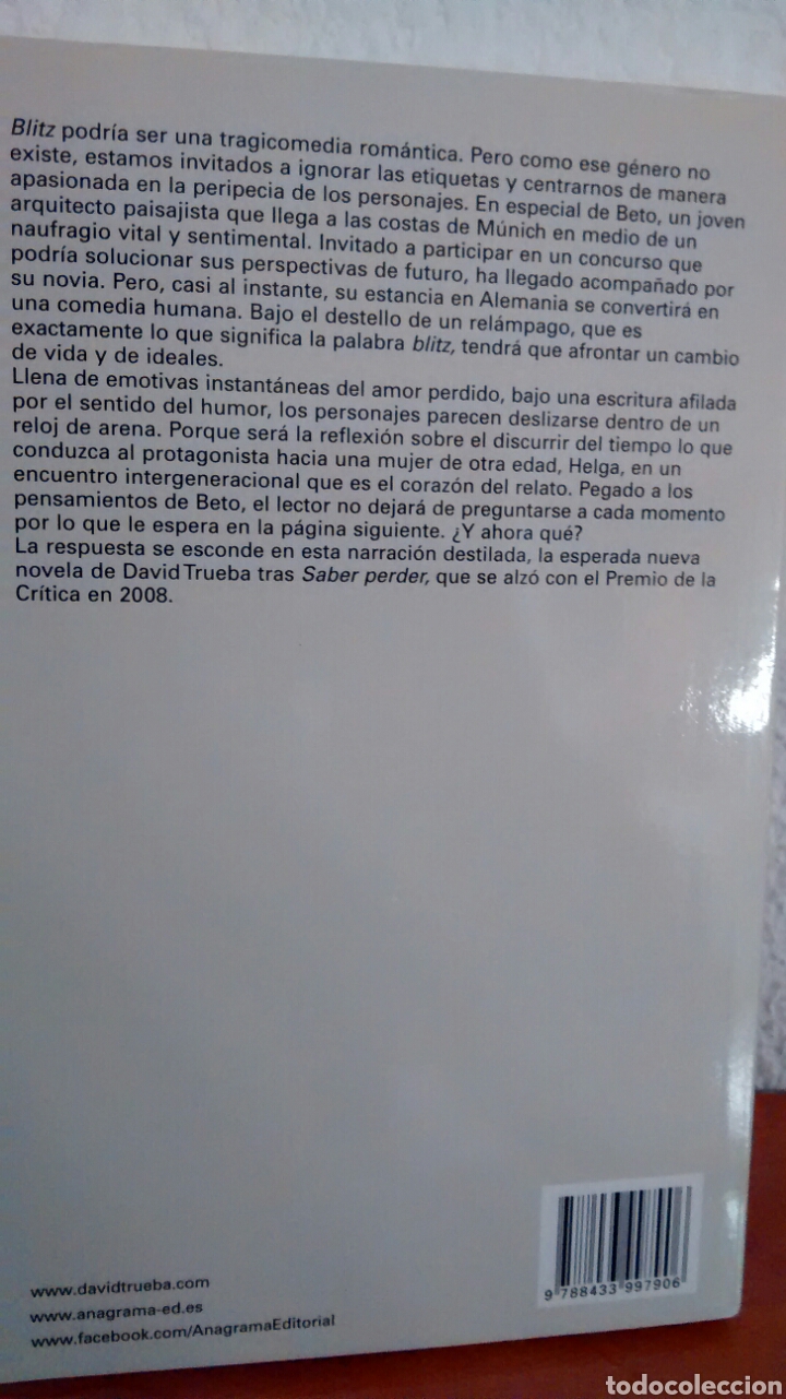 Libros de segunda mano: BLITZ DE DAVID TRUEBA (ANAGRAMA) - Foto 2