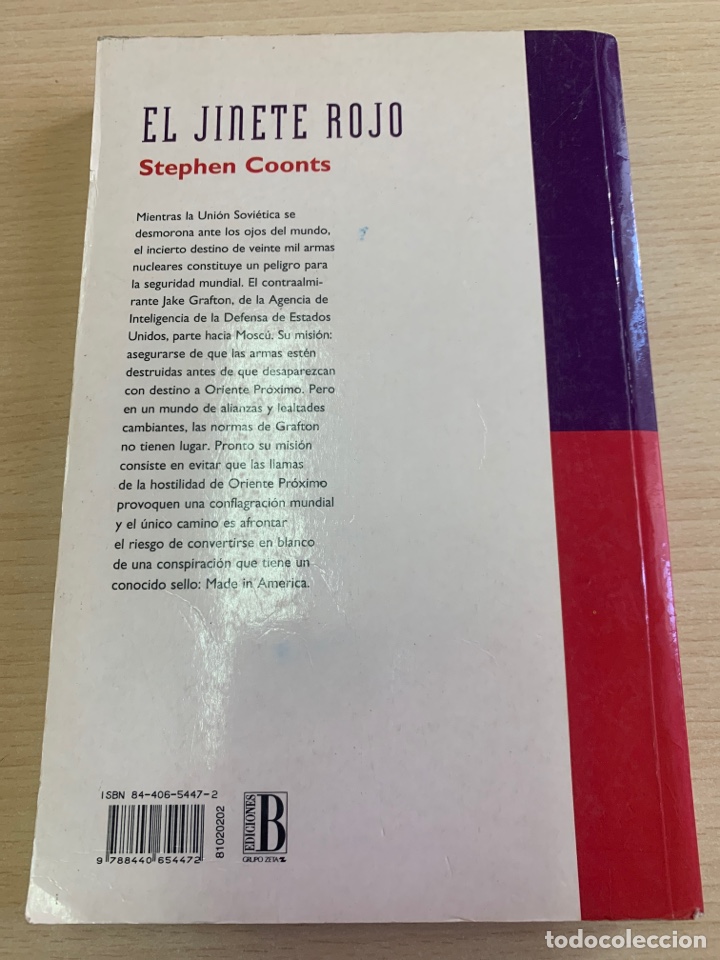 Libros de segunda mano: El jinete rojo. Stephen Coonts. Ediciones B. - Foto 2