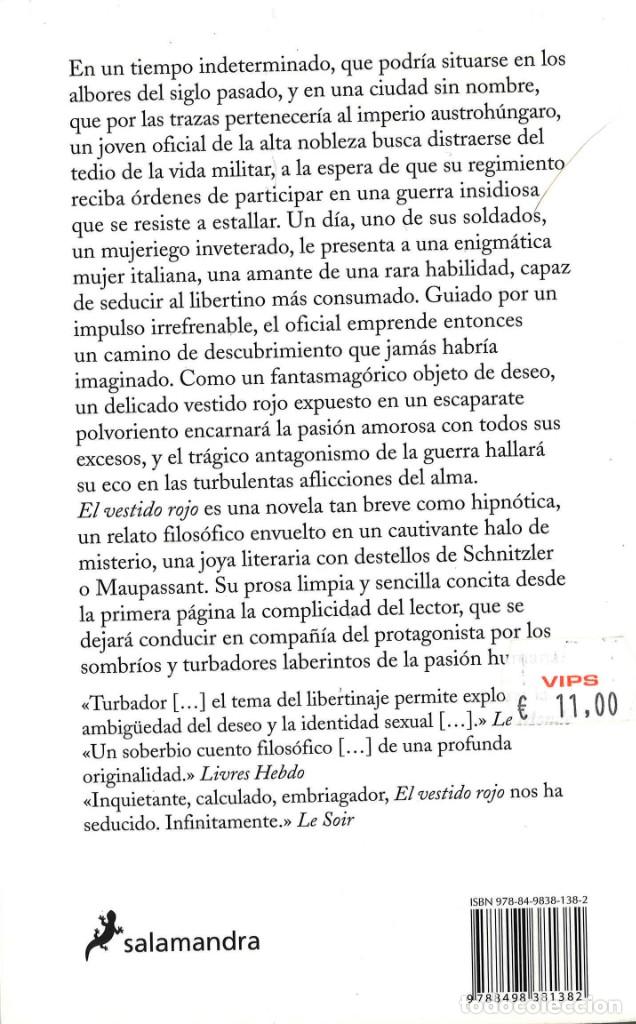 Libros de segunda mano: El vestido rojo. Robert Alexis. 2008 - Foto 2