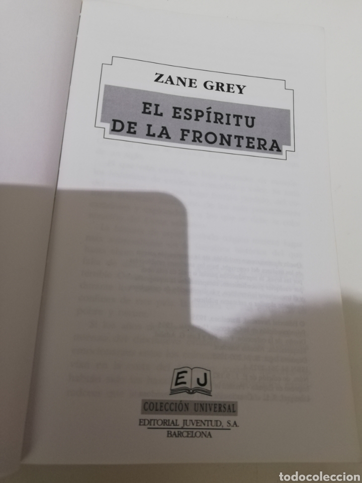 Libros de segunda mano: EL ESP&Iacute;RITU DE LA FRONTERA (ZANE GREY) - Foto 2