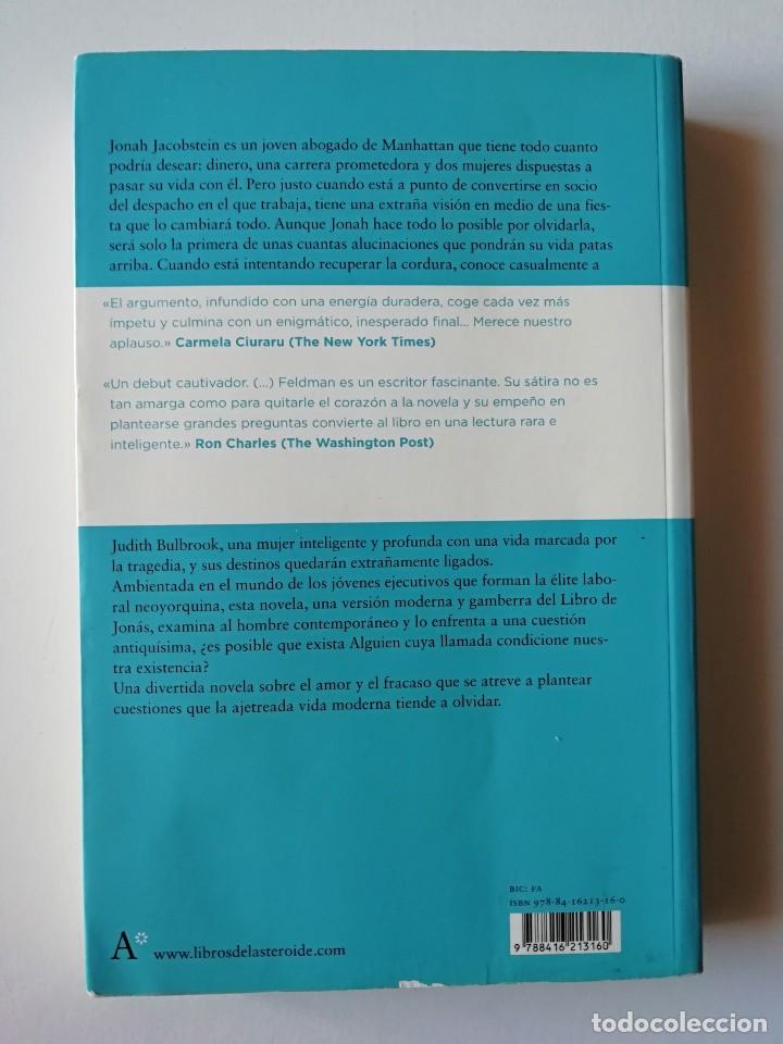Libros de segunda mano: EL LIBRO DE JONAH - JOSHUA MAX FELDMAN - ED. LIBROS DEL ASTEROIDE 2014 - Foto 2