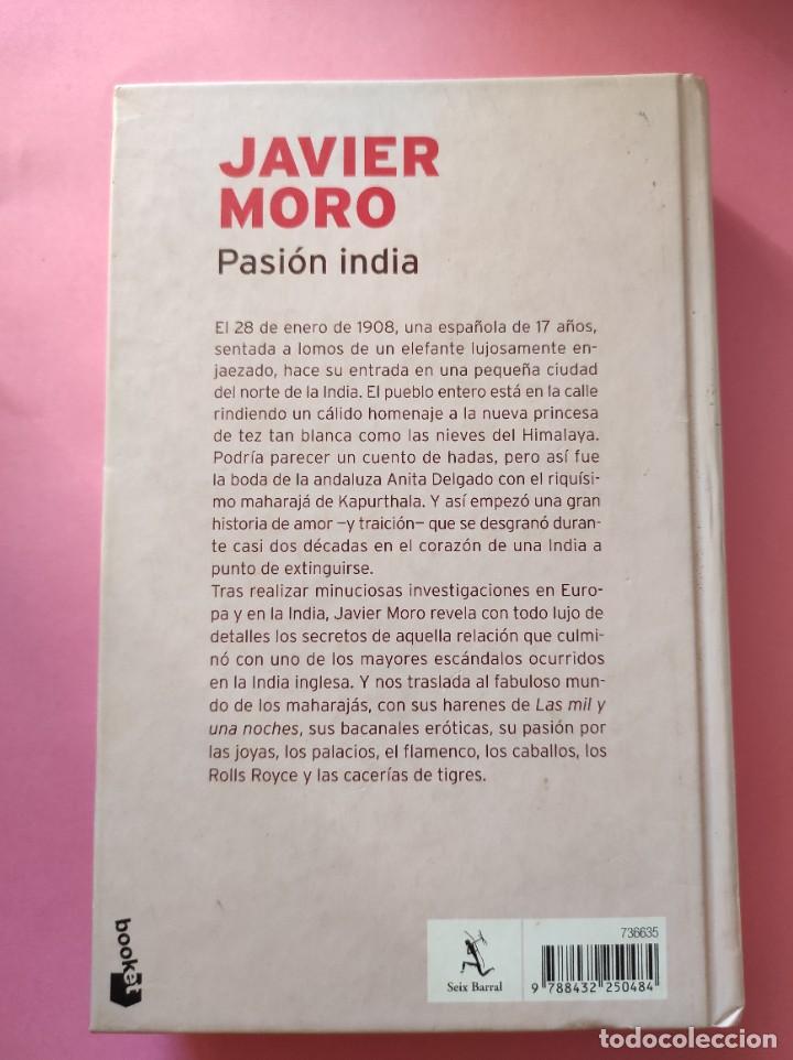 Libros de segunda mano: PASI&Oacute;N INDIA - Javier Moro - Foto 2