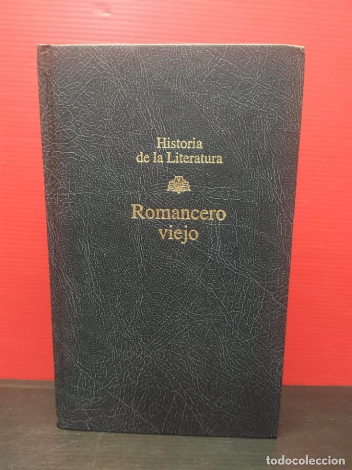 Libros de segunda mano: libro historia de la literatura rba editores romancero viejo