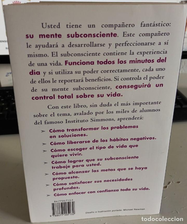 Libros de segunda mano: SU PODER SUBCONSCIENTE - SIMMONS, CHARLES M. - Foto 2