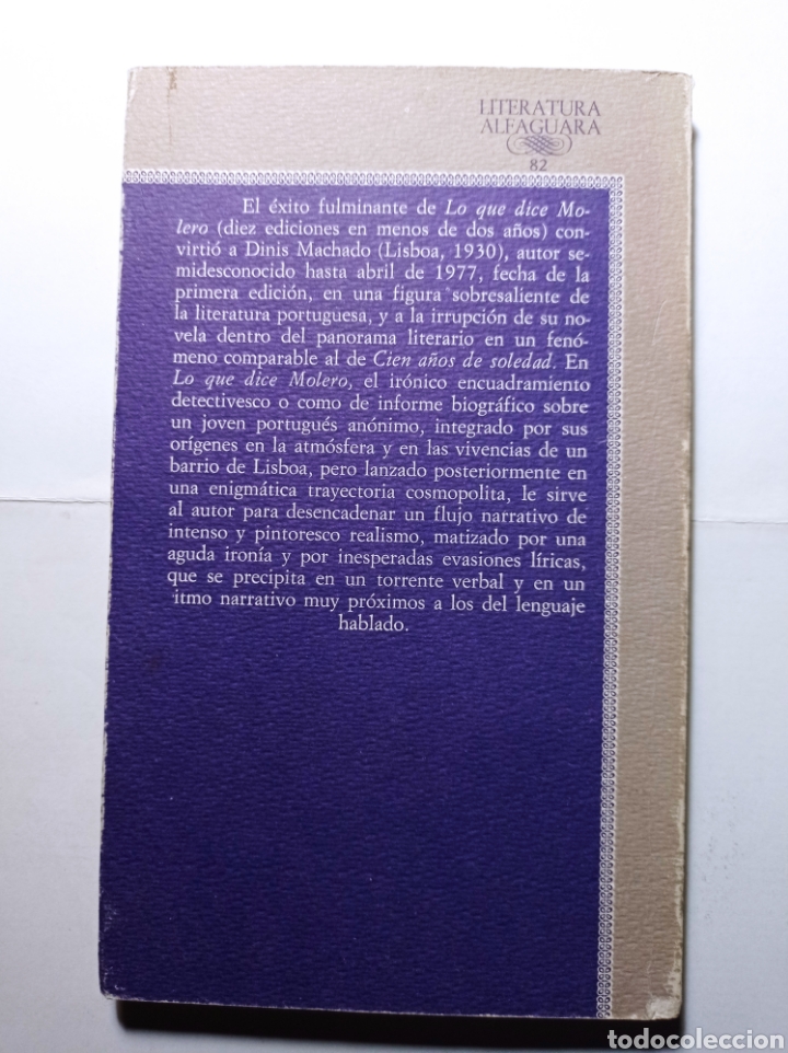 Libros de segunda mano: Lo que dice Molero. - Foto 2