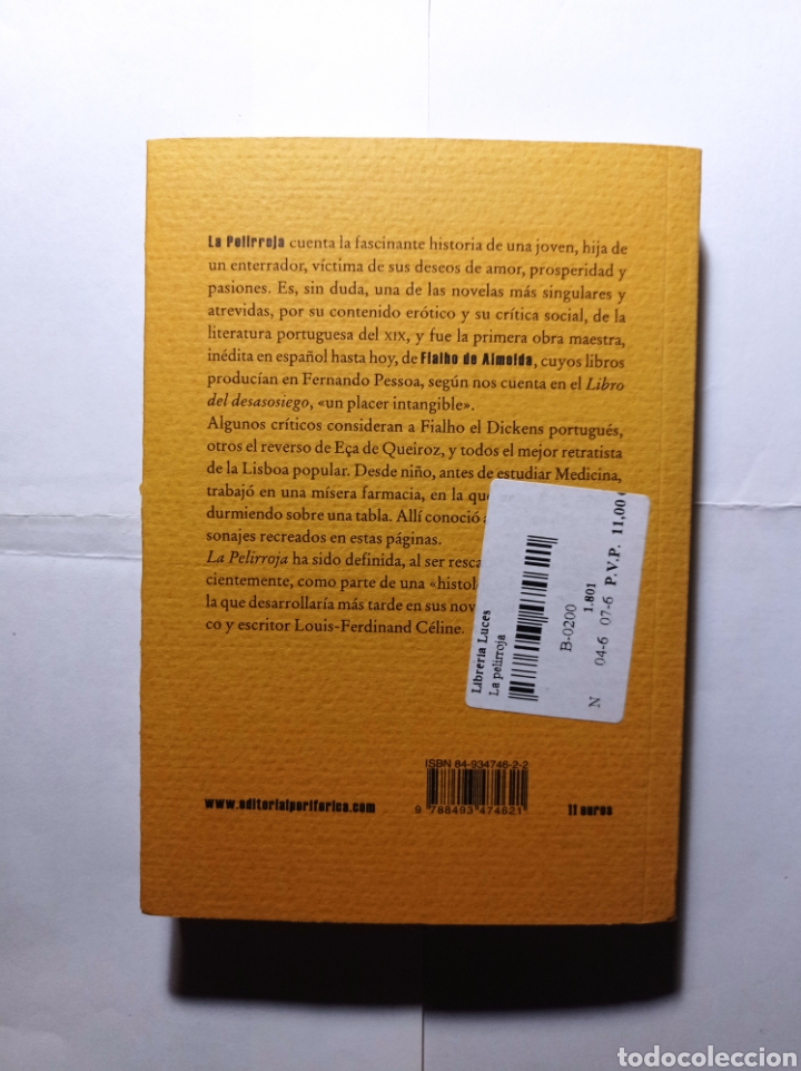 Libros de segunda mano: La pelirroja. - Foto 2