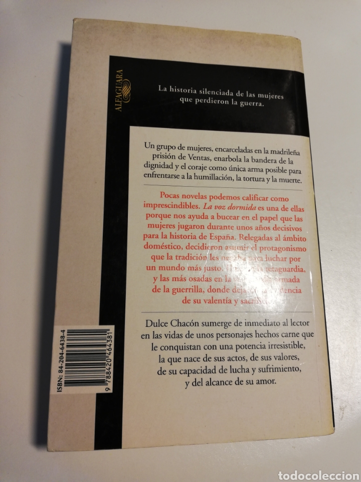 Libros de segunda mano: LA VOZ DORMIDA (DULCE CHAC&Oacute;N) - Foto 3