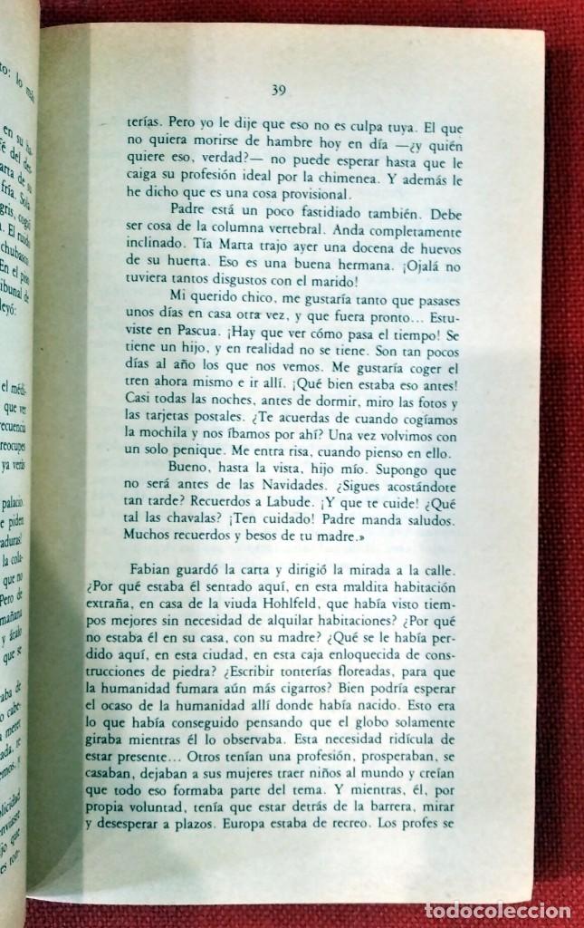 Libros de segunda mano: Fabian. Erich K&auml;stner - Foto 3
