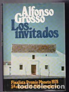 Libros de segunda mano: Los invitados, Alfonso Grosso - Foto 1