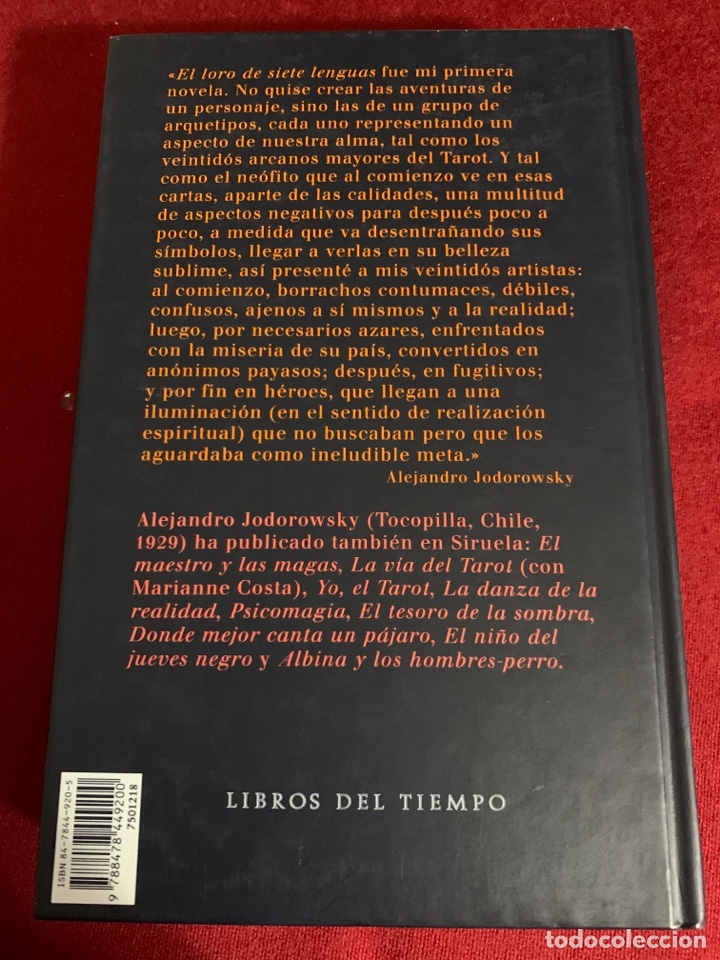 Libros de segunda mano: El loro de siete lenguas. Alejandro Jodorowsky. - Foto 2