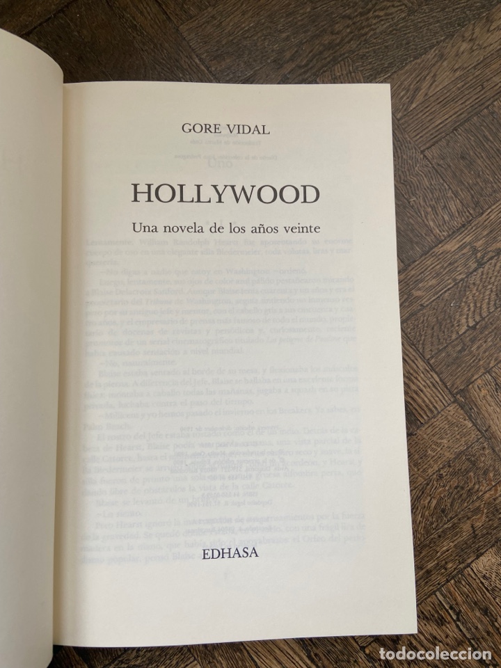 Libros de segunda mano: Hollywood - Gore Vidal - Edhasa (1990) - Foto 6