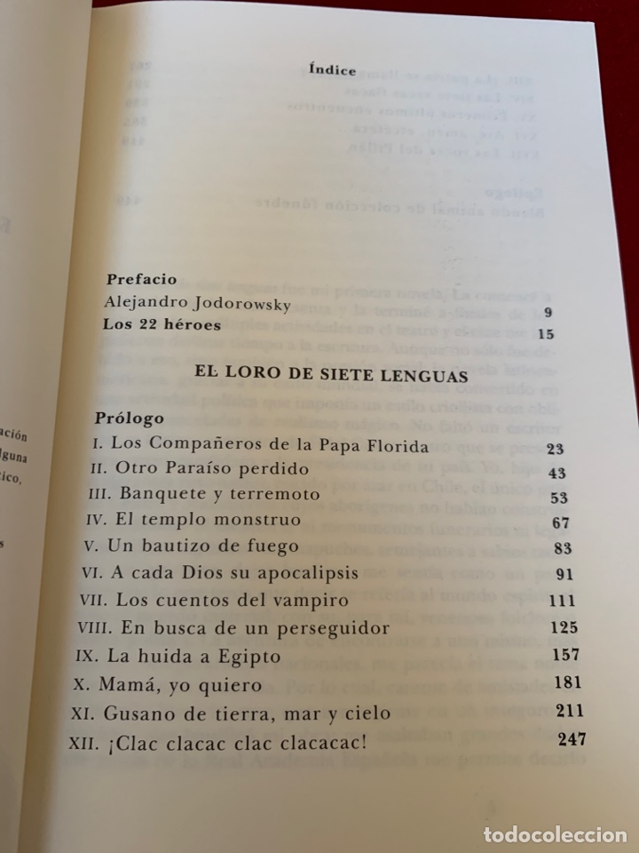 Libros de segunda mano: El loro de siete lenguas. Alejandro Jodorowsky. - Foto 4