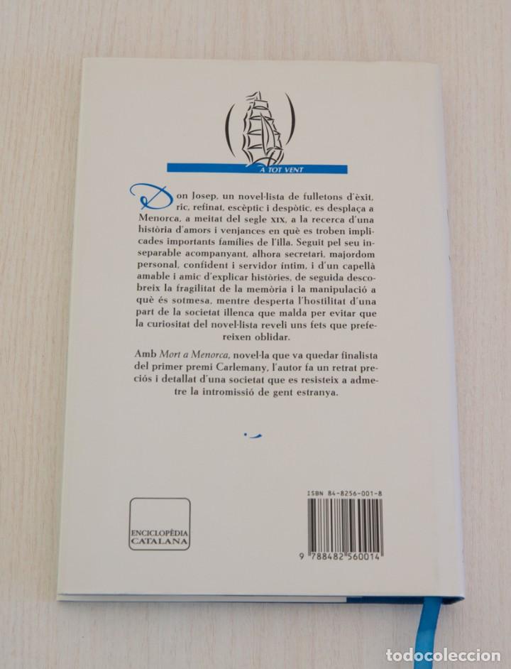 Libros de segunda mano: Mort a Menorca. Jordi Ti&ntilde;ena - Foto 6
