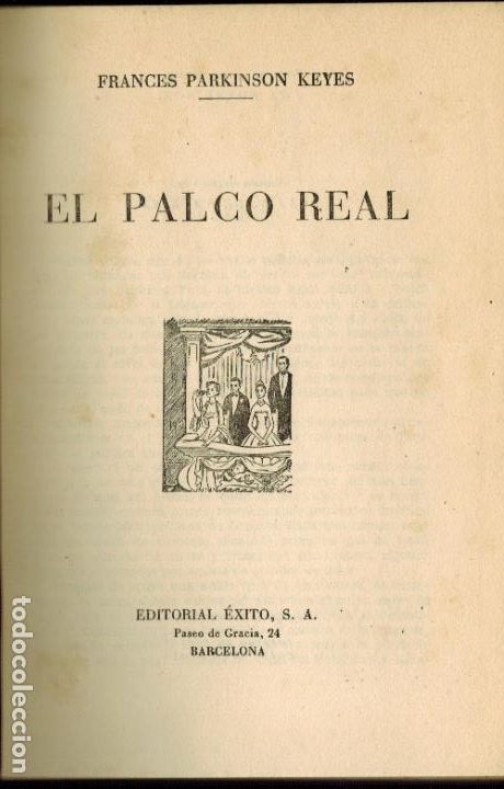 Libros de segunda mano: EL PALCO REAL - Foto 1