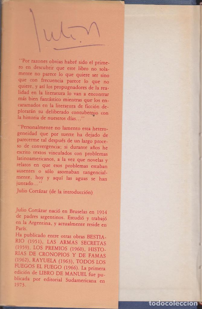 Libros de segunda mano: Libro de Manuel - Julio Cort&aacute;zar (Edhasa) - Foto 2