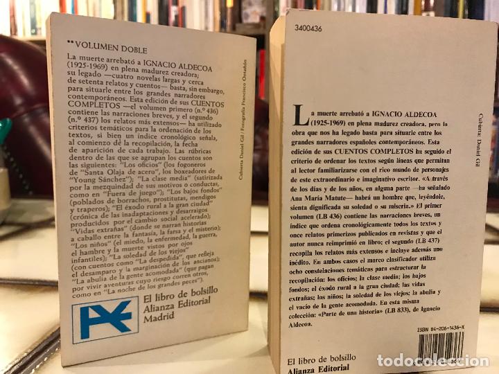 Libros de segunda mano: Cuentos completos. Ignacio Adecoa. 1 y 2. - Foto 2