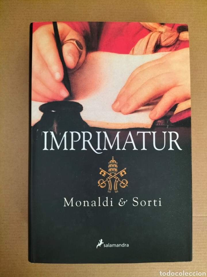Libros de segunda mano: Imprimatur. Monaldi & Sorti. Contiene el CD. Ediciones Salamandra. Libro - Foto 1