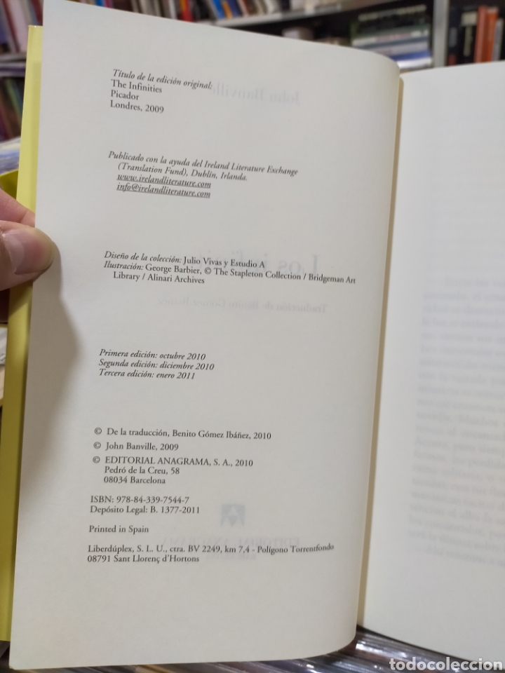 Libros de segunda mano: LOS INFINITOS - JOHN BANVILLE - Foto 8