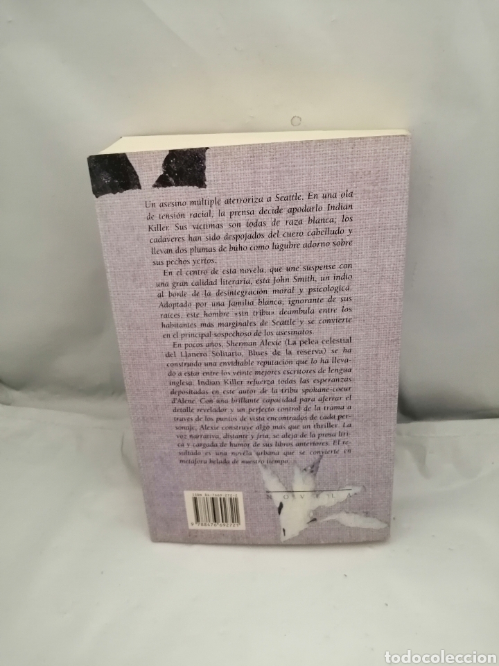 Libros de segunda mano: INDIAN KILLER (PRIMERA EDICI&Oacute;N) - Foto 2