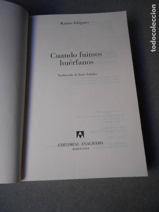 Libros de segunda mano: CUANDO FUIMOS HUERFANOS - Foto 2