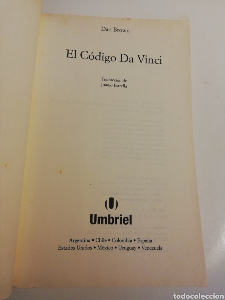 Libros de segunda mano: EL C&Oacute;DIGO DA VINCI (DAN BROWN) - Foto 3