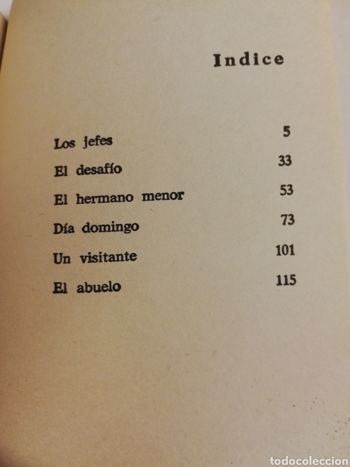 Libros de segunda mano: LOS JEFES (MARIO VARGAS LLOSA) - Foto 3