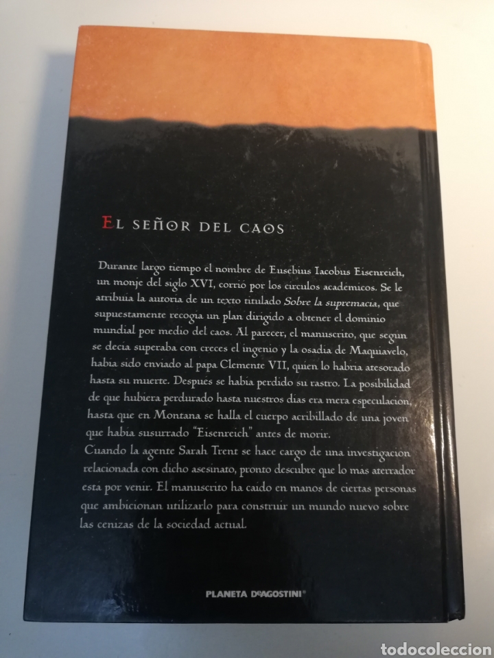 Libros de segunda mano: EL SE&Ntilde;OR DEL CAOS (JONATHAN RABB) - Foto 3