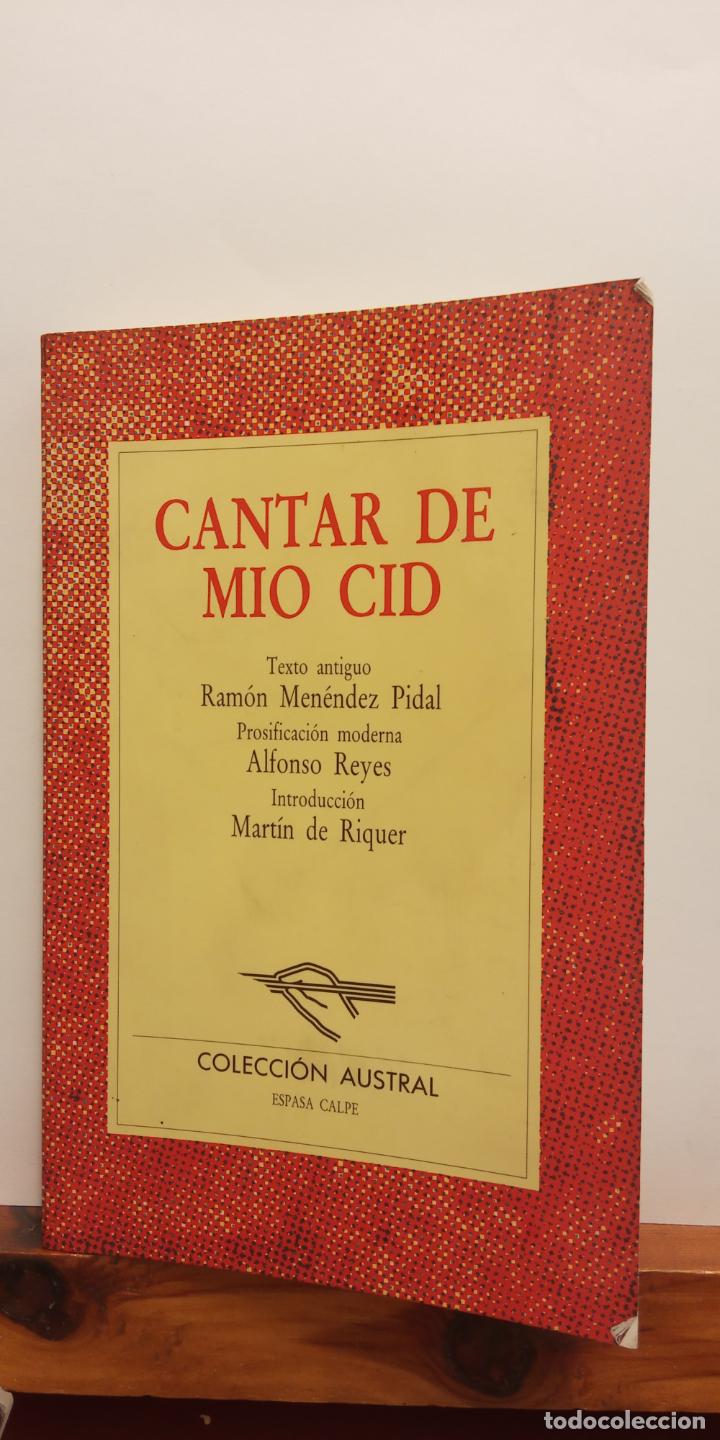 Libros de segunda mano: CANTAR DE MIO CID. AN&Oacute;NIMO. EDITORIAL ESPASA CALPE - Foto 1