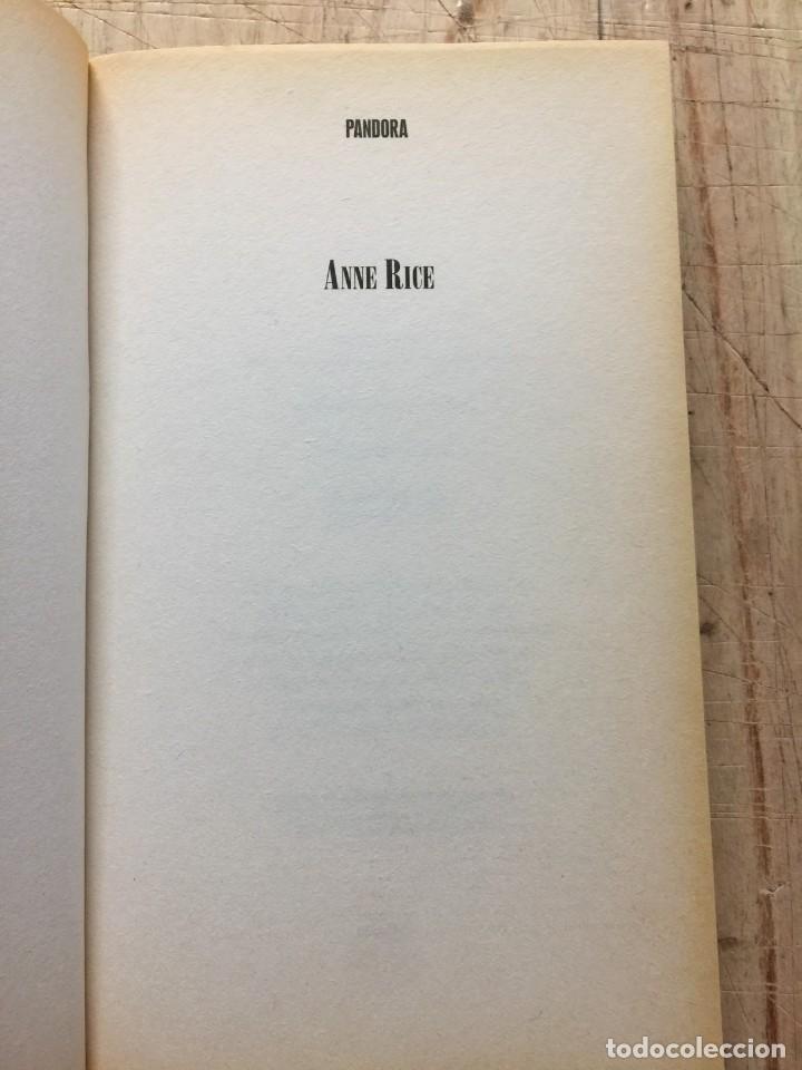 Libros de segunda mano: Pandora - Anne Rice - Foto 2