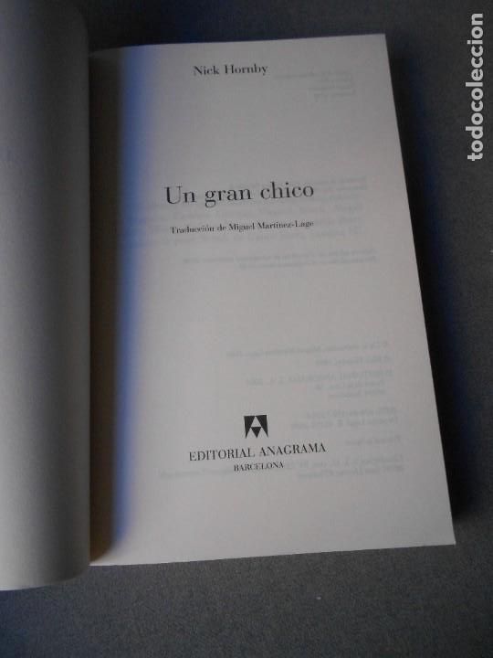 Libros de segunda mano: UN GRAN CHICO - Foto 2