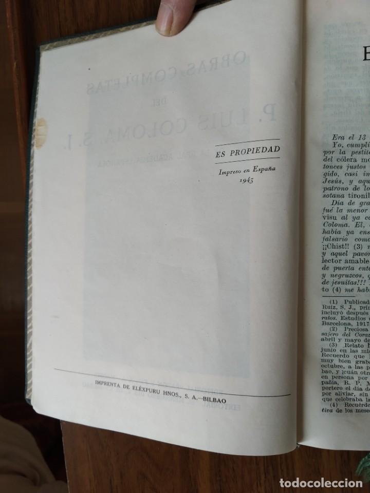 Libros de segunda mano: P. Luis Coloma - Obras Completas - Foto 3