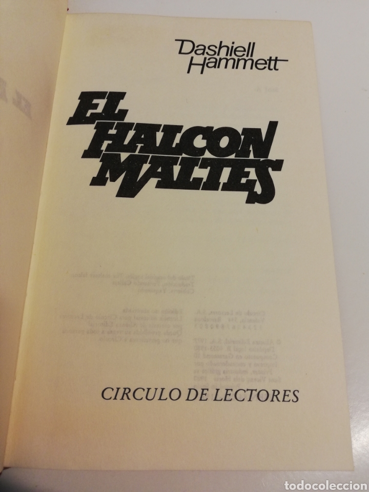 Libros de segunda mano: EL HALC&Oacute;N MALT&Eacute;S (DASHIEL HAMMETT) - Foto 2