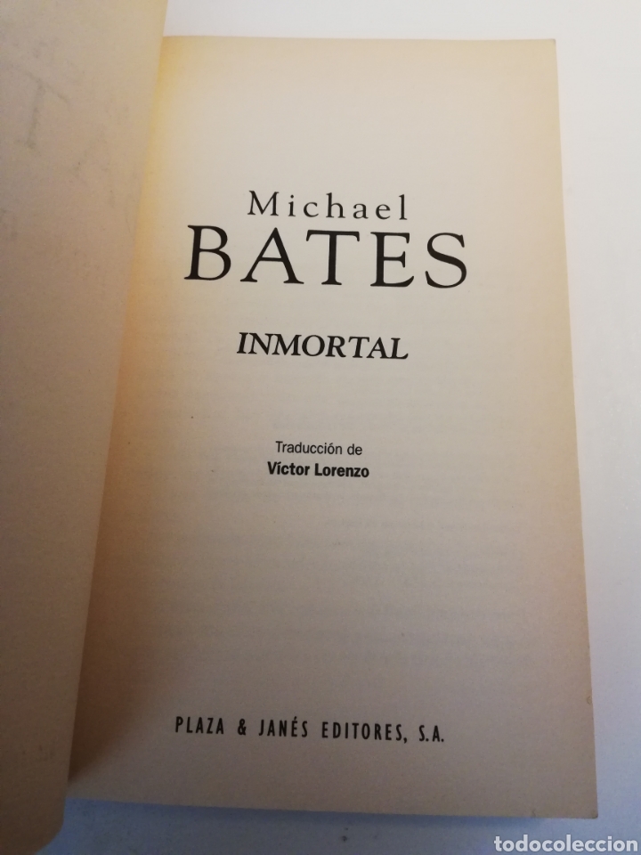 Libros de segunda mano: INMORTAL (MICHAEL BATES) - Foto 2