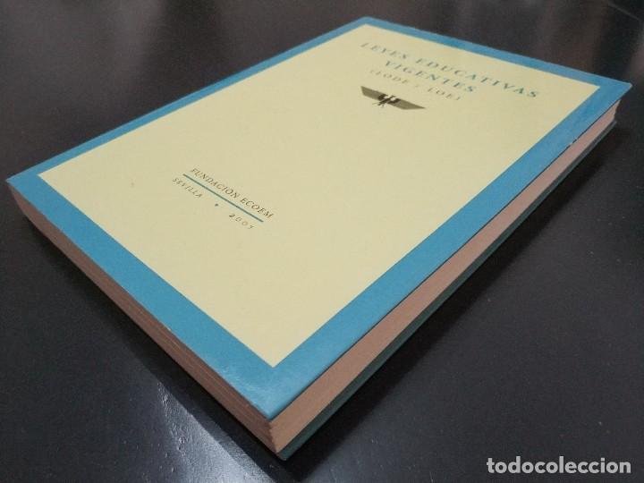 Libros de segunda mano: LEYES EDUCATIVAS VIGENTES (LODE Y LOE) - Foto 2
