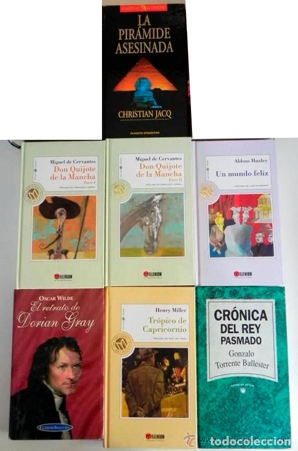 Libros de segunda mano: 5&euro; cada LIBRO LOTE NOVELA EL QUIJOTE UN MUNFO FELIZ HUXLEY MILLER TR&Oacute;PICO DE CAP LA PIR&Aacute;MIDE ASESINA