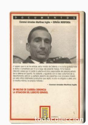 Libros de segunda mano: ESPA&Ntilde;A INDEFENSA-CORONEL AMADEO MARTINEZ INGLES - Foto 5