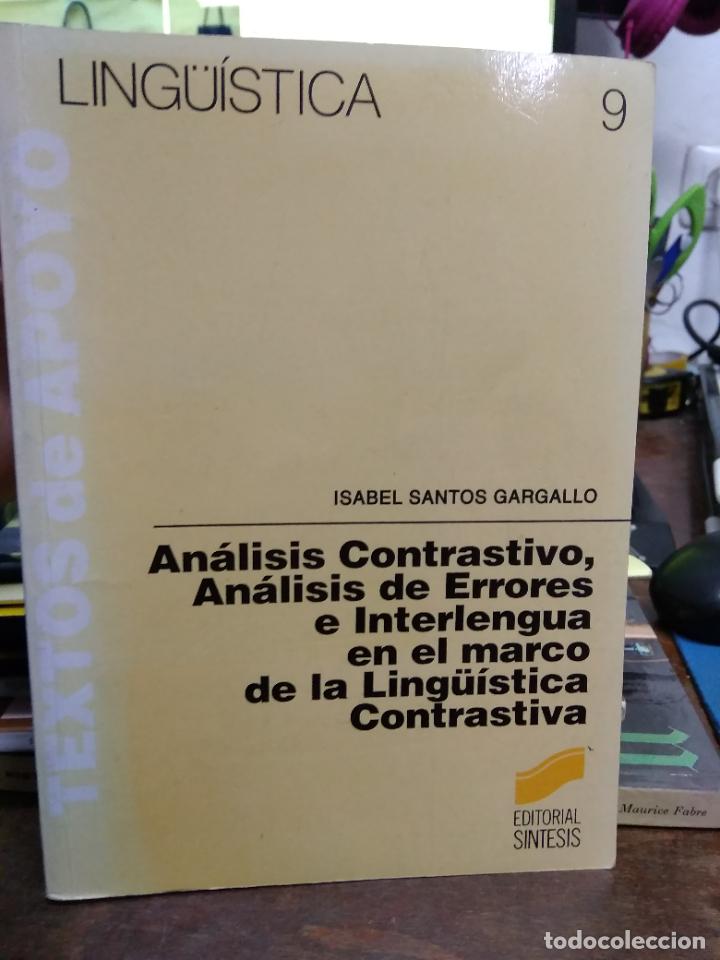 Libri di seconda mano: Ling&uuml;&iacute;stica tomo IX, Isabel Santos Gargallo. L.28619