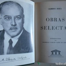 Libros de segunda mano: ALBERTO INSÚA OBRAS SELECTAS 1973