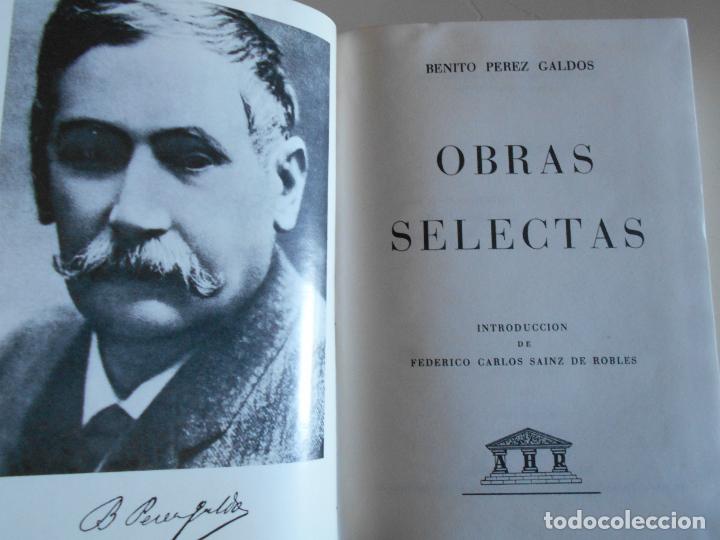 Libros de segunda mano: BENITO PEREZ GALDOS OBRAS SELECTAS - Foto 1