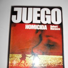 Libros de segunda mano: JUEGO HOMICIDA ROBERT MARASCO. Lote 306073983